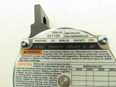 DBI-Sala 3101453 Rebel 6 Protecta Self Retracting Fall Safety Lifeline 6'