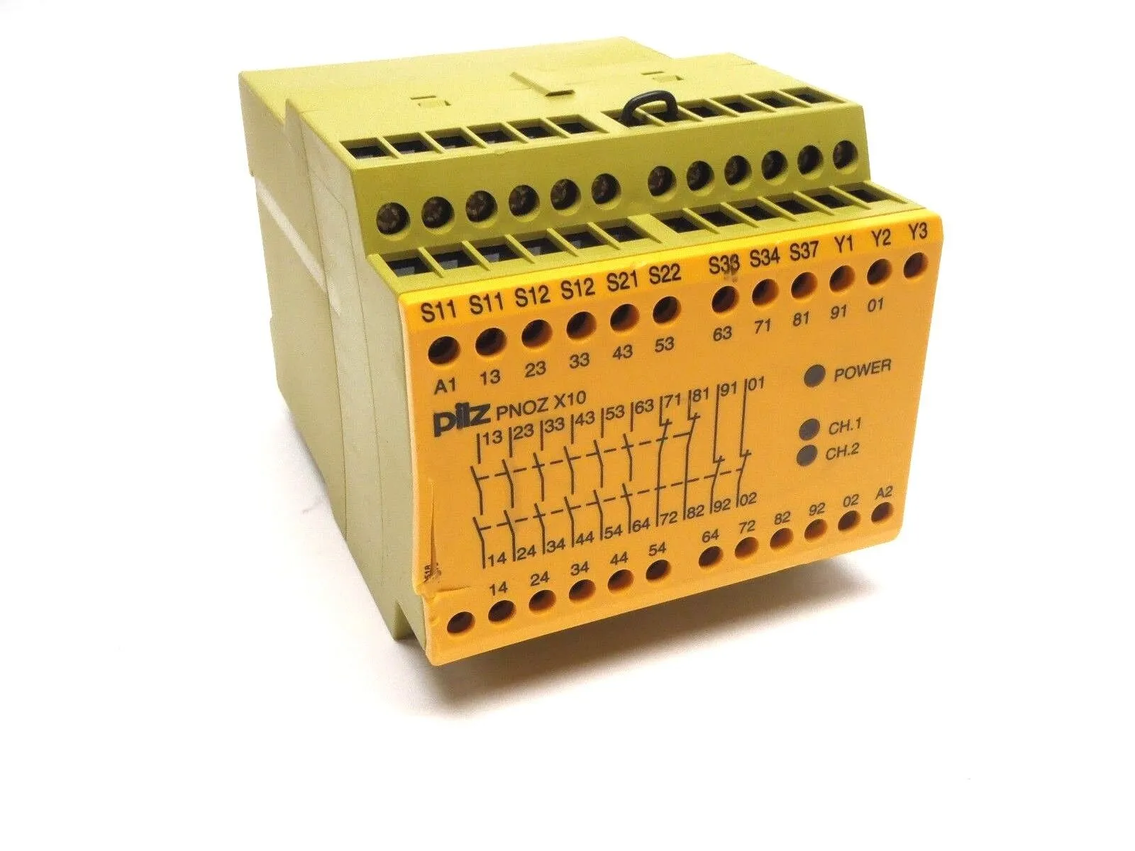 774709 | Pilz PNOZ X10 24VDC 6n/o 4n/c 3LED Safety Relay  - For parts or not working