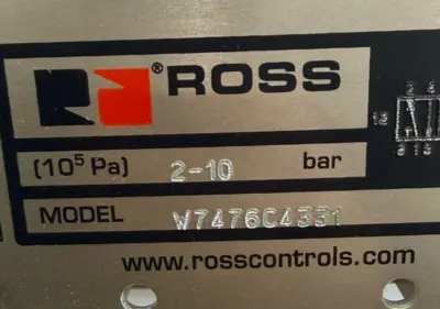 NEW ROSS CONTROLS W7476C4331Z DIRECTIONAL VALVE 110/20V
