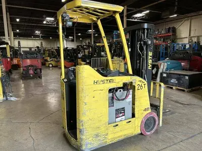 Used 2019 HYSTER E40HSD3 3-Wheel Stand up Electric Counterbalance Forklifts Illinois US | Somerset Equipment Sales #1546202