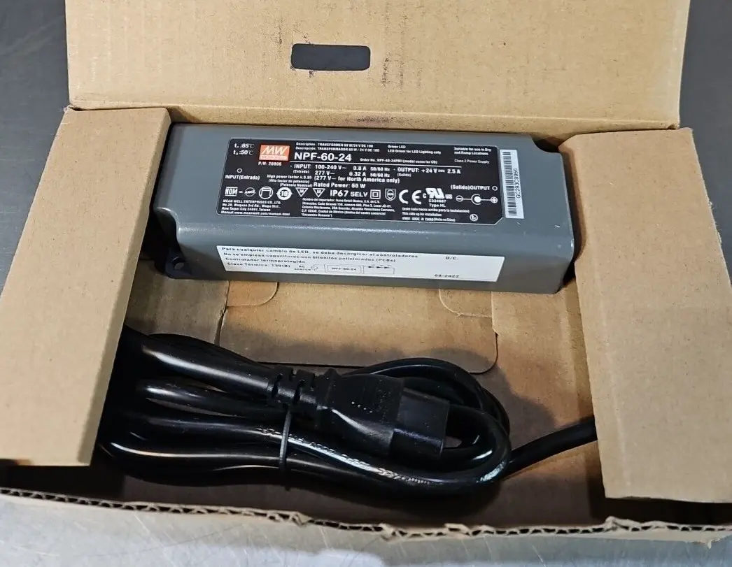 Mean Well NPF-60D-24 Power Supply 60W 24V (BIN314)