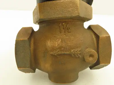 Magnatrol 18G26 Bronze Solenoid Valve 1-1/2"NPT 120V Full Port Normally Closed