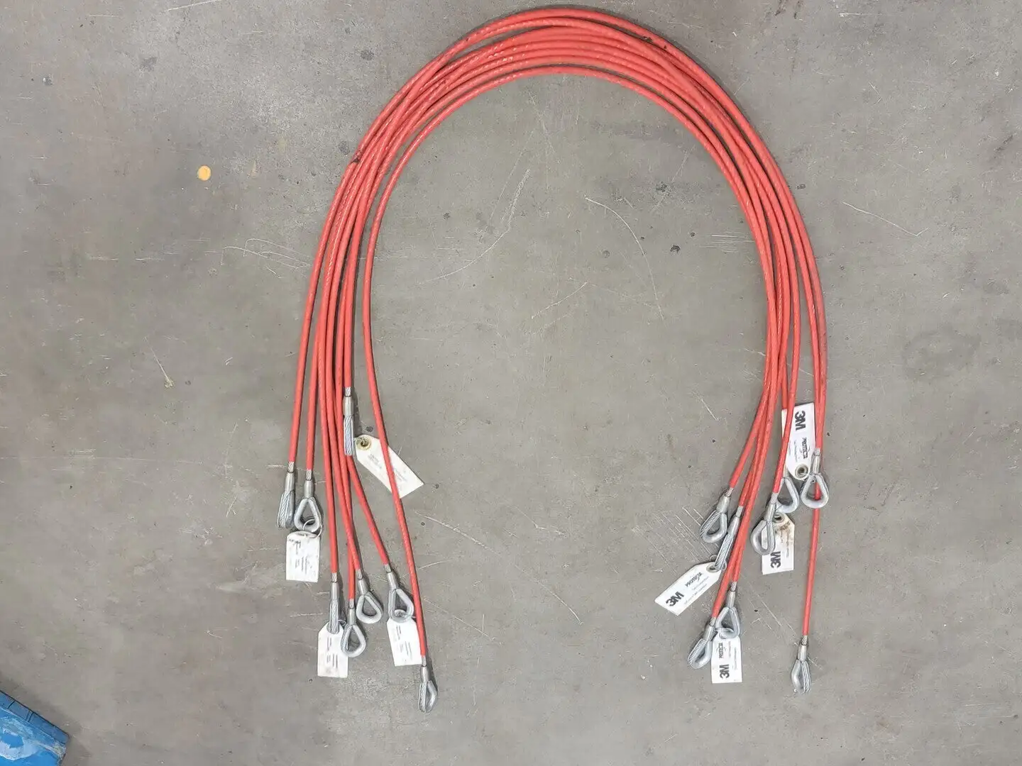 1/4 in. x 6 ft Fall Protection Steel Cable Lanyard