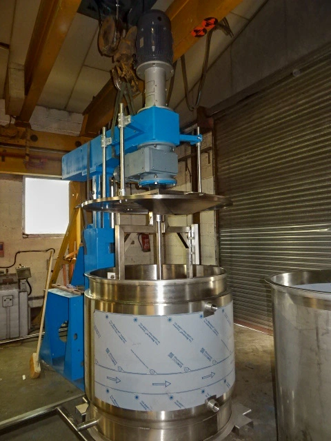 R&B Combination Scraped Arm Stirrer & Turbine/Sawtooth Mixer 2.2 & 30Kw