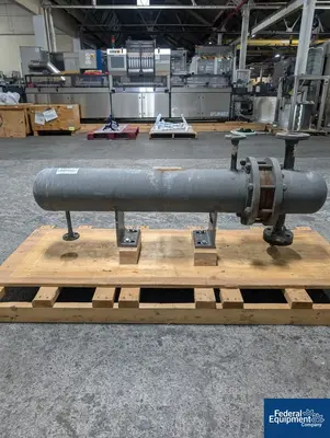 USED Pfaudler 7 Sq Sq Pfaudler Heat Exchanger, C/S, 150/150#