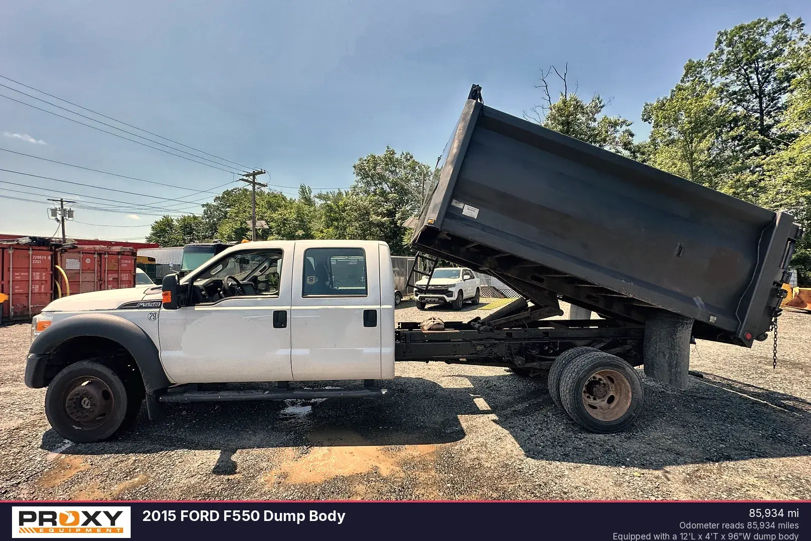 Used 2015 FORD F550 DUMP BODY Dump trucks Louisiana US | Proxy Equipment #1378348