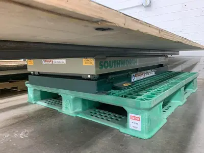 LOT OF (35) MISC. 2,000 LB. 2' x 4' SCISSOR-LIFT TABLES
