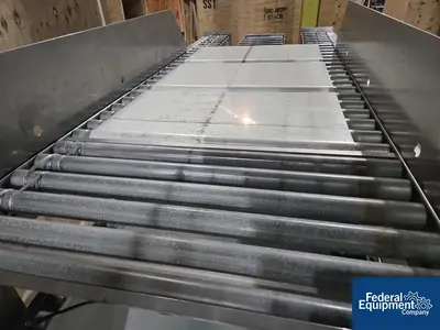 Unknown 48" W 2-Tier Powered Roller Conveyor