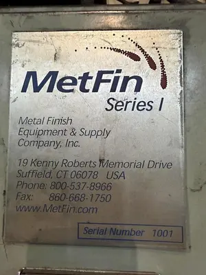 Used METFIN 5 CUBE Tumble Shot Blaster (Tumblast) Pennsylvania US | Shot Blasting Equipment #1556380