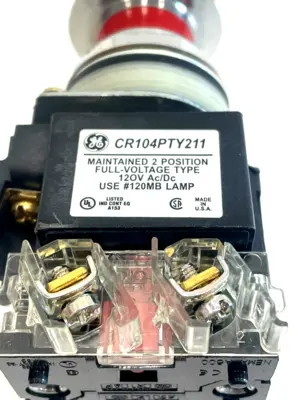 NEW GENERAL ELECTRIC CR104PTY211322 PUSHBUTTON