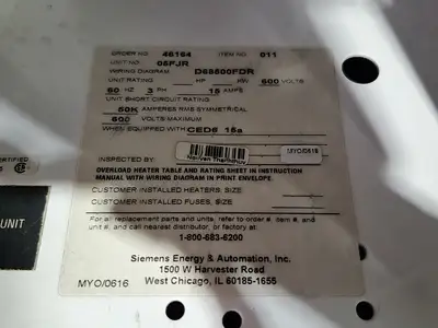 USED SIEMENS TIASTAR