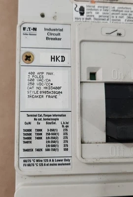 USED Eaton HKD3400F