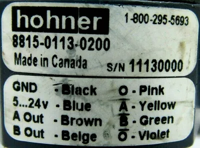 NEW HOHNER 8815-0113-0200 ENCODER 881501130200