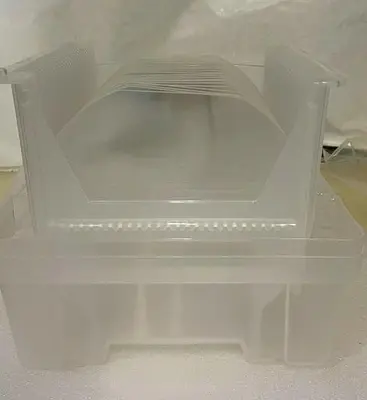 150mm NEW Polished Silicon Wafer 2000 ANGSTROM OXIDE CODING  WITH WAFER CARRIER