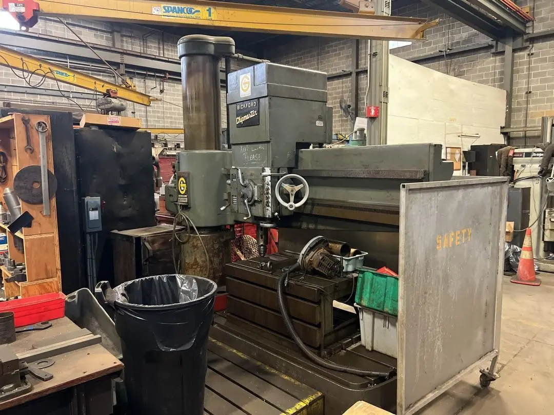 7' x 15" GIDDINGS & LEWIS MODEL #962 G&L RADIAL DRILL: YOBRO #24530