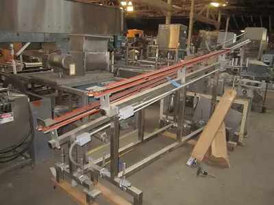 Conveyor, Belt, 0.375" x 8'3", S/st, Syringe, Incline, (2) #C739254