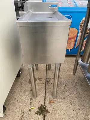 Used BK-Resources Used BK Resources BKUBD-12-21S Stainless Steel Underbar Drainboard - SS276 Underbar Equipment Illinois US | Falcon Restaurant Supply #1375894