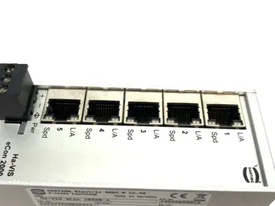 USED HARTING INDUSTRIAL ETHERNET SWITCH HA-VIS ECON 2050B-A