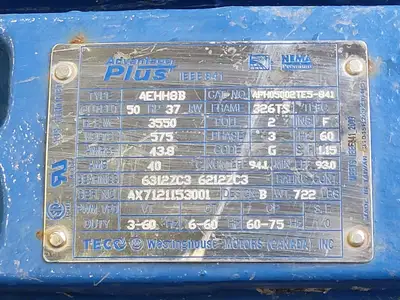 USED TECO-WESTINGHOUSE APH05002TE5-841