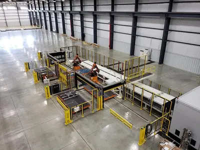 74" x .225" Automatic Feed Laser Blanking Line