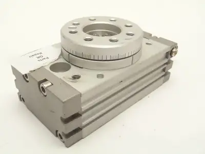 MSQB20R | SMC  Rotary Actuator w/ Table 20mm Bore - For parts or not working