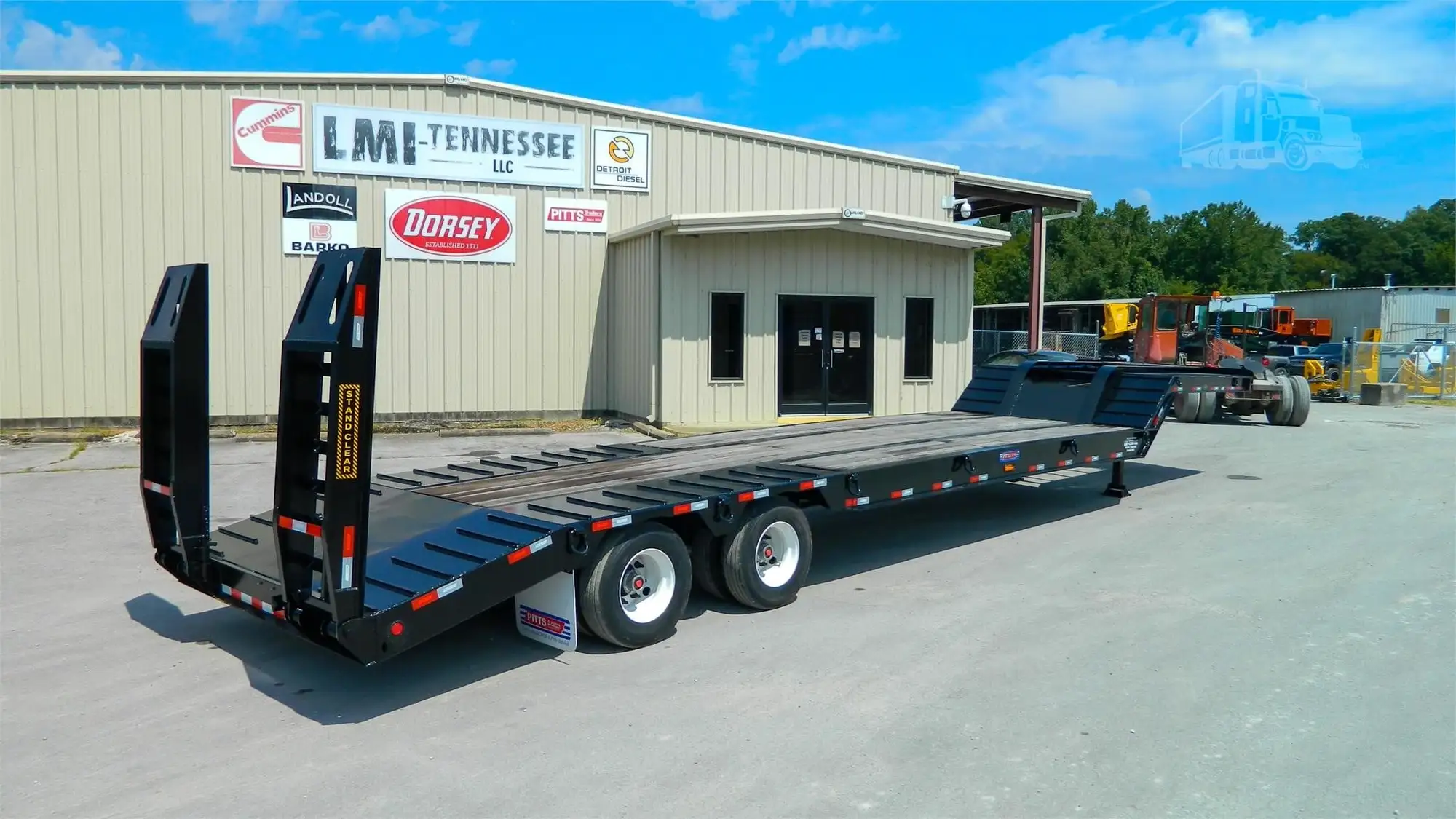 New | in-Stock 2026 PITTS LB35-33 Lowboy Trailers Tennessee US | LMI Tennessee LLC #1504918