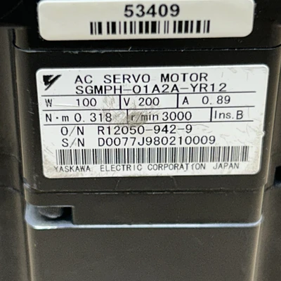 USED Yaskawa SGMPH-01A2A-YR12