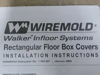 USED WIREMOLD 829CK-3/4