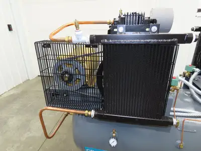 Atlas Copco CR7.5 Reciprocating Duplex Air Compressor 51CFM 7.5HP 3Ph 120 Gal