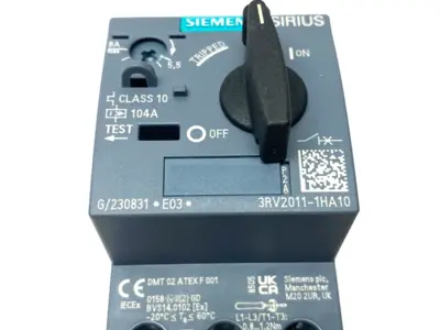 USED SIEMENS SIRIUS MOTOR PROTECTION CIRCUIT BREAKER SIZE S00