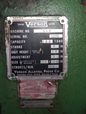 USED VERSON 9-F