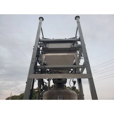 Used 2.5 Ton Dynamic Air BulkBuster Bulk Bag Unloader w/ Conveying Transporter