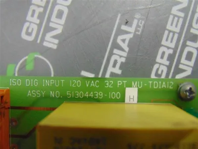 Honeywell MU-TDIA12 Isolated Digital Input Board 51304439-100 Rev. H Used