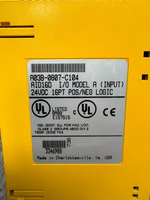 FANUC INPUT MODULE (A03B-0807-C104) Electrical/PLC/Automation | ESS Industrial Equipment Sales (5)