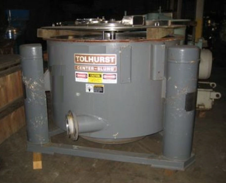 Ketema Mark III 48 x 24 perforate basket centrifuge, 316SS.