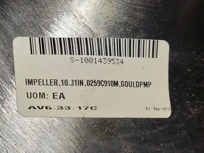 New | in-Stock GOULDS PUMPS 0259C910M Parts (Hydraulics and Pneumatics) British Columbia CA | Lenmark #1440672