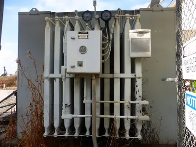 3750 KVA GE Silicone Transformer, 13.8KV Pri, 2400Y/1385V Sec