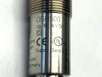 New | in-Stock ifm Laser Diffuse Reflection Sensor OGH-FPKG/US100 MISSING HEX RINGS Photoelectric Sensors Michigan US | Maverick Industrial Sales #1390540