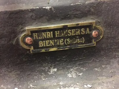 1373-385 Antique Henry Hauser S.A. Motorized Lapping Machine