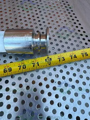Unbranded 72" Silicone Flexible  Hose w/ 1" Sanitary Fitting