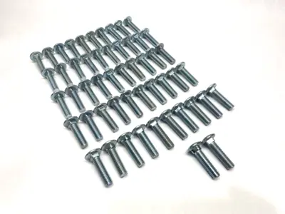 1/2"-13 x 2" Carriage Bolt Grade 2 LOT OF 52 SHELFWARE - New Other