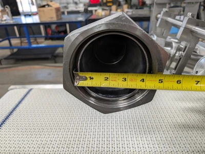Vemag Portable Pneumatic Sheeting Head with KLEENLine Conveyor