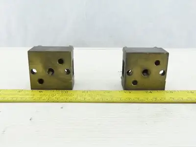 Erowa ER-009216 Brass Electrode Holder Adapter W/Spigot Lot of 2