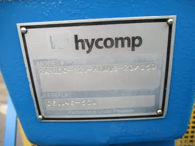 USED Hycomp 2AN10C-B21-ALMV9-20/15D