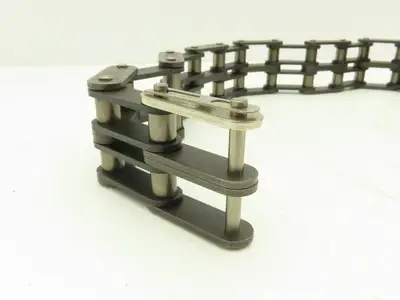 RF2060-2 Double Strand Roller Chain 1-1/2" Double Pitch 2" Wide 10' Length