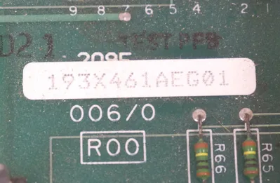GE 36C774236EBG01 KIT, REG CARD, 193X463AAG01-E, 193X461AEG01, 193X460ACG01