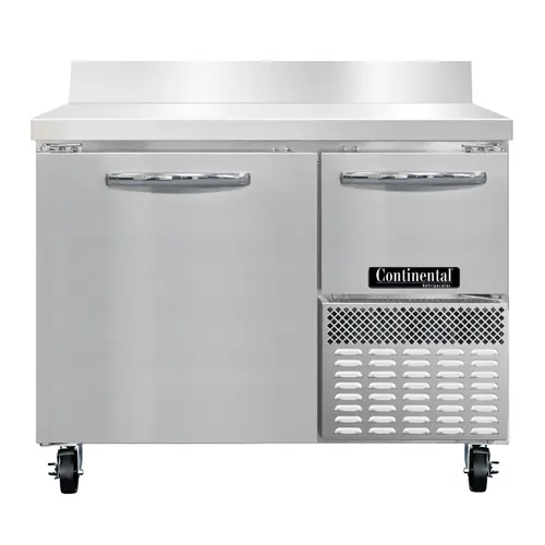 Continental RA43NBS 43" Worktop Refrigerator W/ (2) Sections, 115v