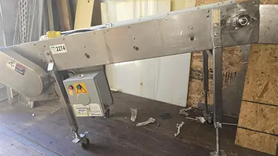 0.5 HP Stainless Steel Conveyor