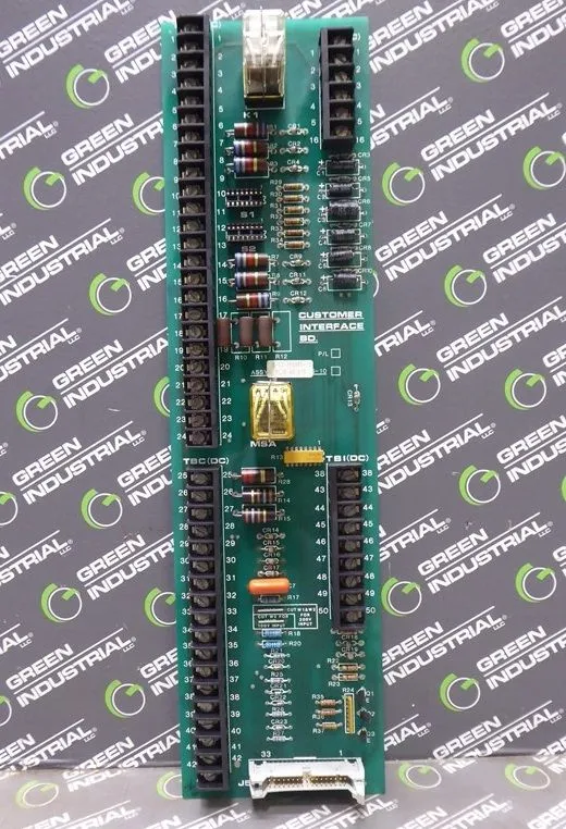 Emerson 02-766385-10 Customer Interface Board Rev. B Used