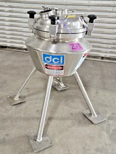 DCI Jacketed Stainless Steel Portable Vessel Tank Fermentation